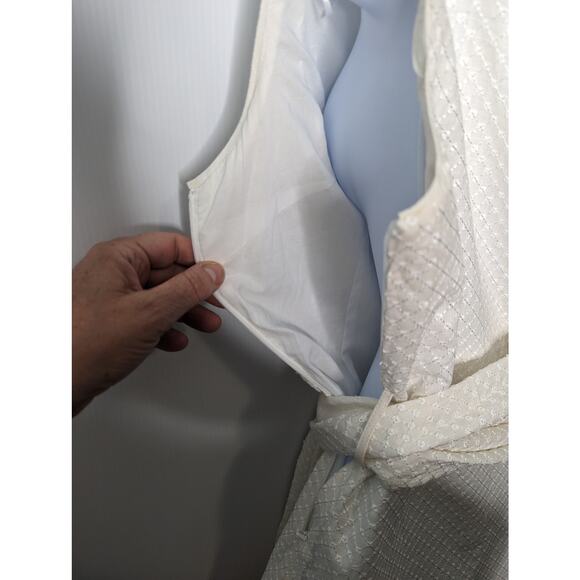 Elliatt Aridsia Ivory Sequin One Shoulder Mini Dress Sash NWT Size Small - Picture 13 of 15